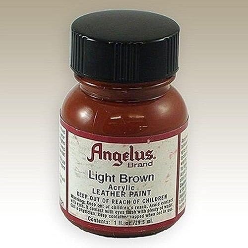 Pinturas para cuero de Angelus, Marrón, 1 Ounce