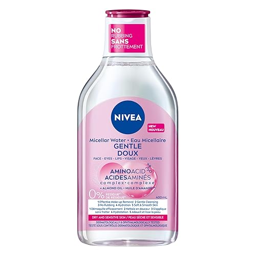 Nivea MicellAIR Water - Desmaquillante para pieles secas y sensibles, 13.5 fl oz
