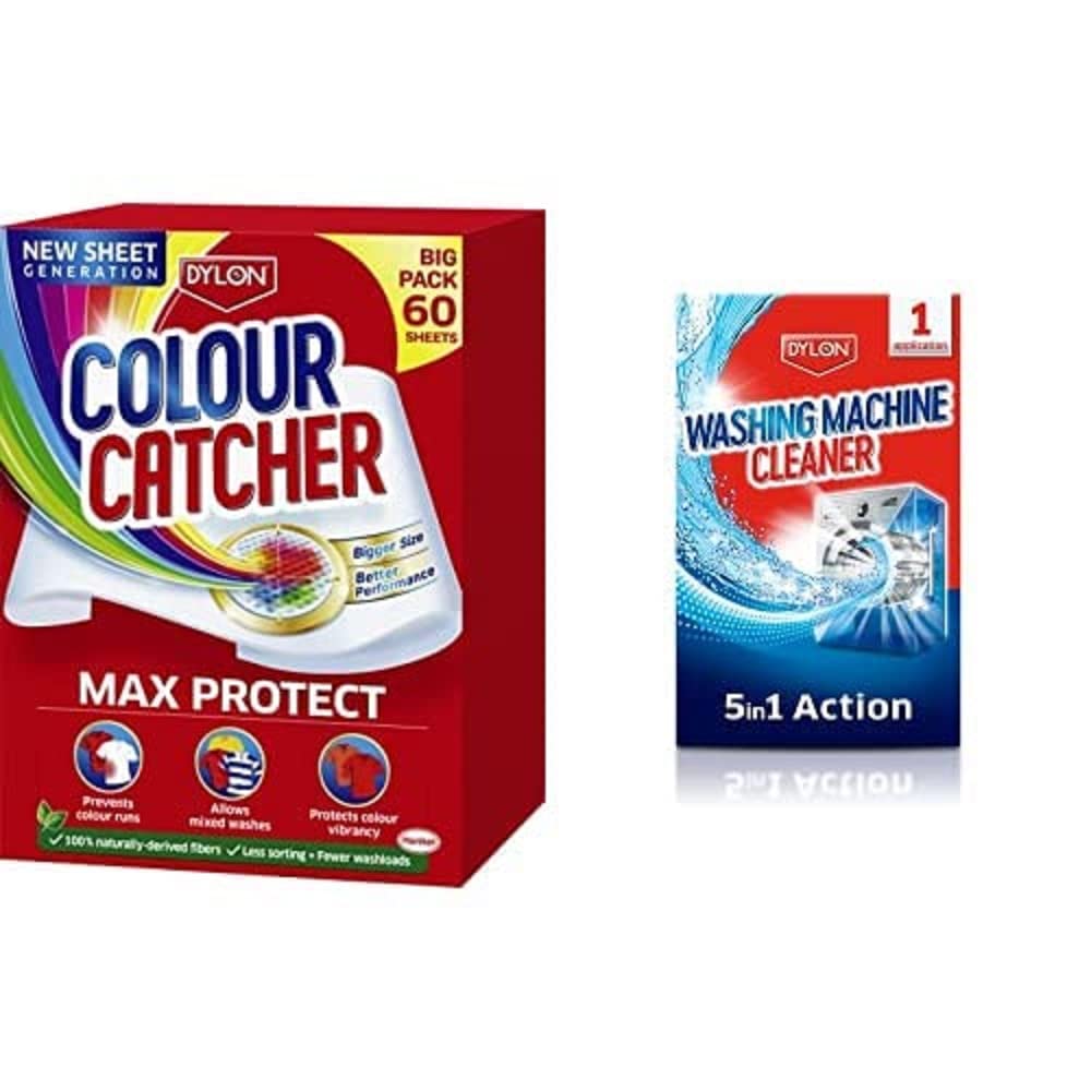 Dylon Colour Catcher Prevents Colour Run Mixed Washes Value Pack - 40 Sheets | UK