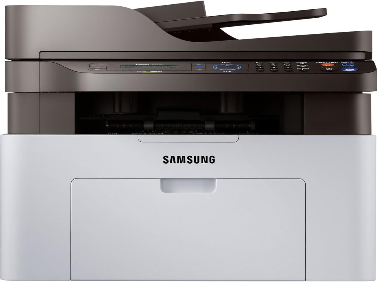 HP Samsung Xpress M2070FW Wireless Monochrome Laser Printer with Scan/Copy/Fax, Simple NFC + WiFi Connectivity (SS296H)
