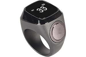 Rechargeable Digital Muslim Zikir Prayer Finger Ring Counter
