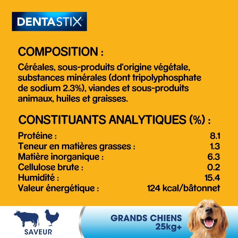 Pedigree Dentastix BB39G Karma Uzupełniająca dla Psów, Lot de 1