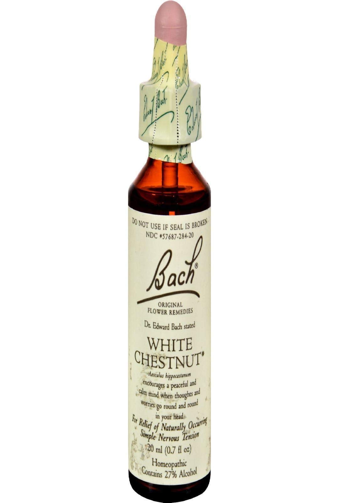 Bach, Original Flower Remedies, White Chestnut, 0.7 fl oz (20 ml)