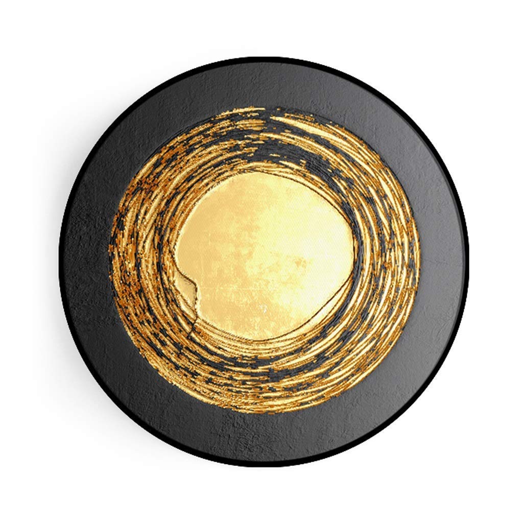 Mural wall decoration, Modern Decor Round Abstract Mural, Canvas Wall Art Decoration Paintings for Living Room Bedroom Kitchen Office Hallway, Stretch and Frame Ready to Hang (Color : B