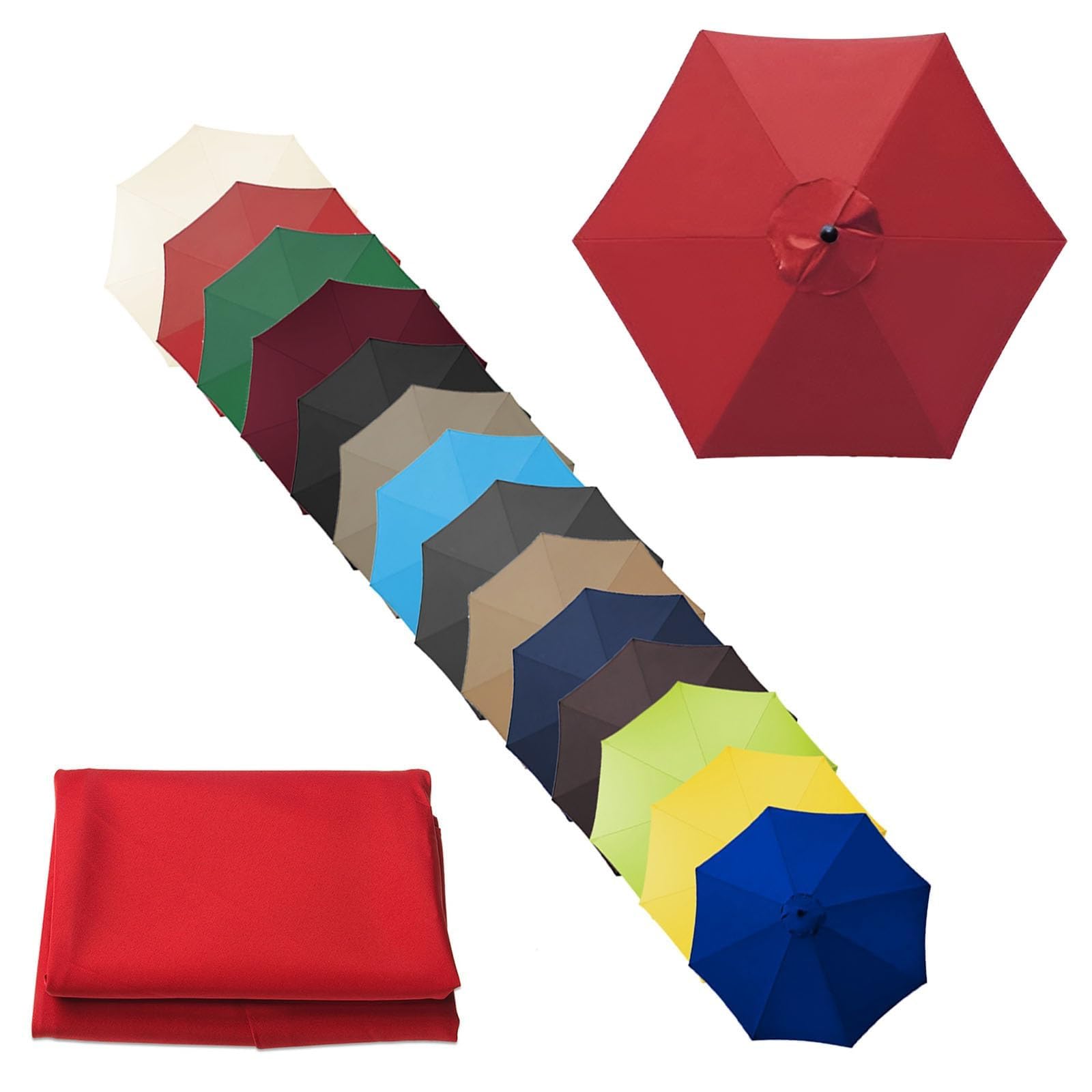 Replacement Canopy Patio Umbrella - Umbrella Canopy Cloth Replacement Top Canopy for Umbrella
