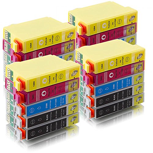 ms-point® 20 kompatible Druckerpatronen T1281 T1282 T1283 T1284 für Epson