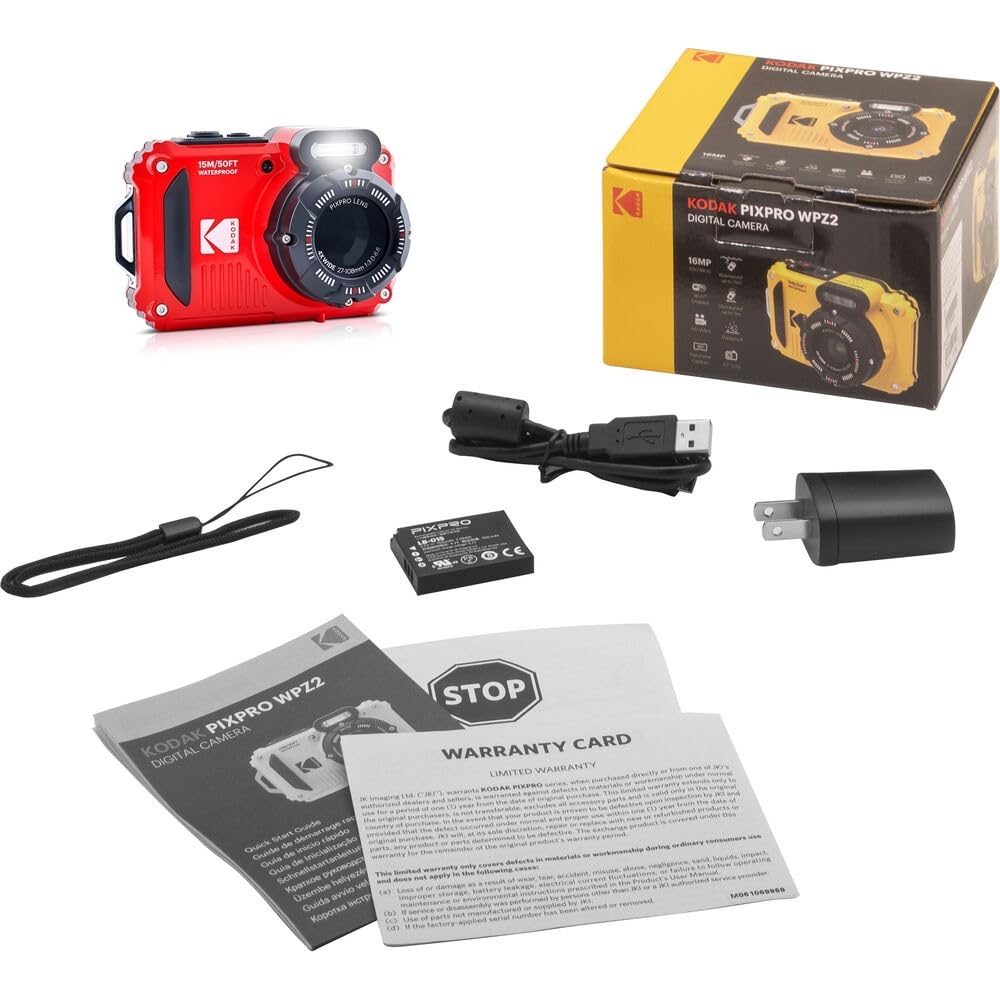 KODAK PIXPRO WPZ2 +microSD、バッテリー Amazon.com : KODAK PIXPRO WPZ2 Waterproof Digital Camera