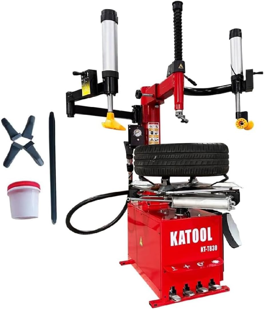 KATOOL KT-T830 2.0HP Tire Changer Machine with Bead Blaster, 14" to 24" Rim Clamp Wheel Changer for Car and Truck