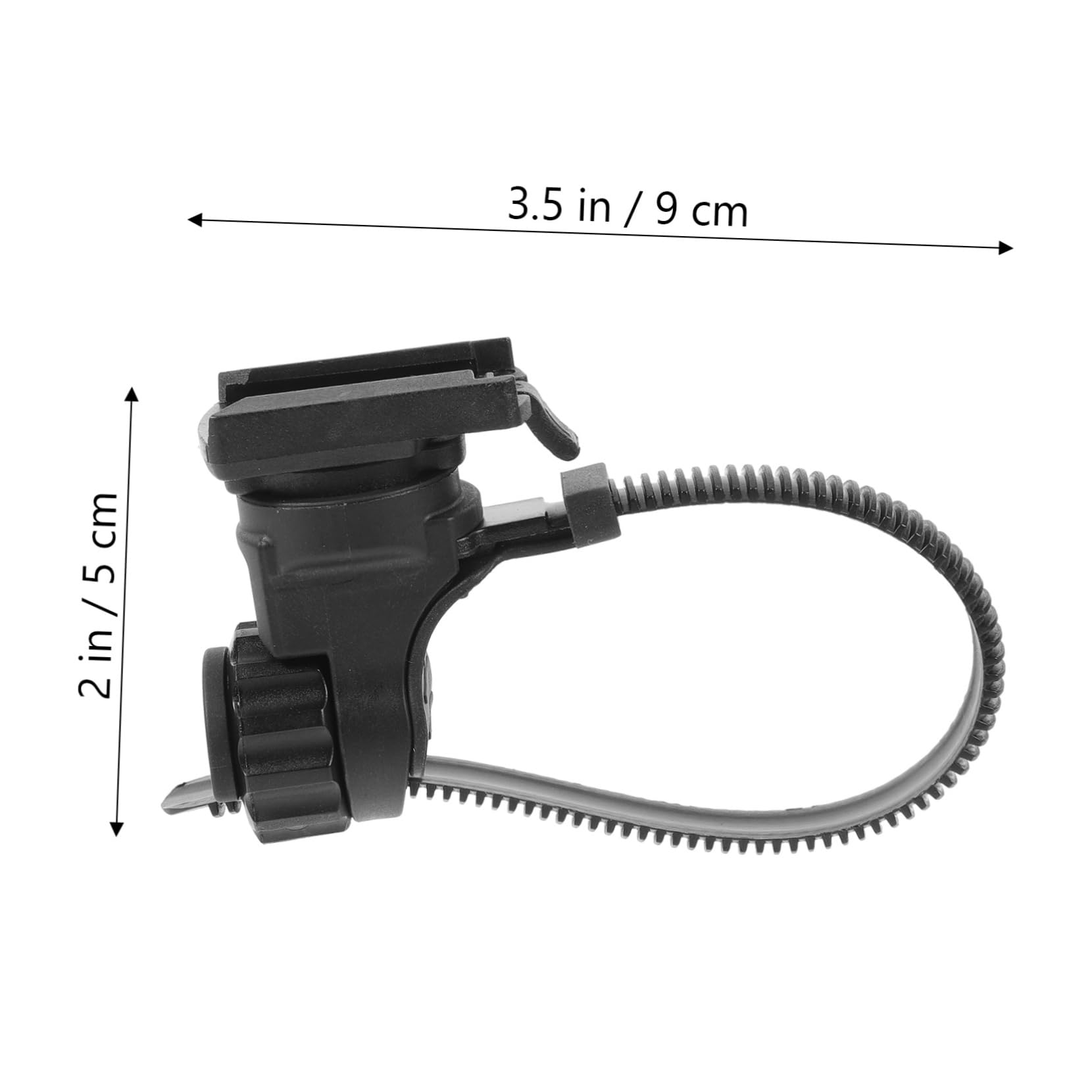 MUSISALY Bike Light Mount Sturdy Flashlight Holder Bracket for Mountain Bikes Easy Installation High Stability Design Practical Flashlight Stand for Cycling Safety