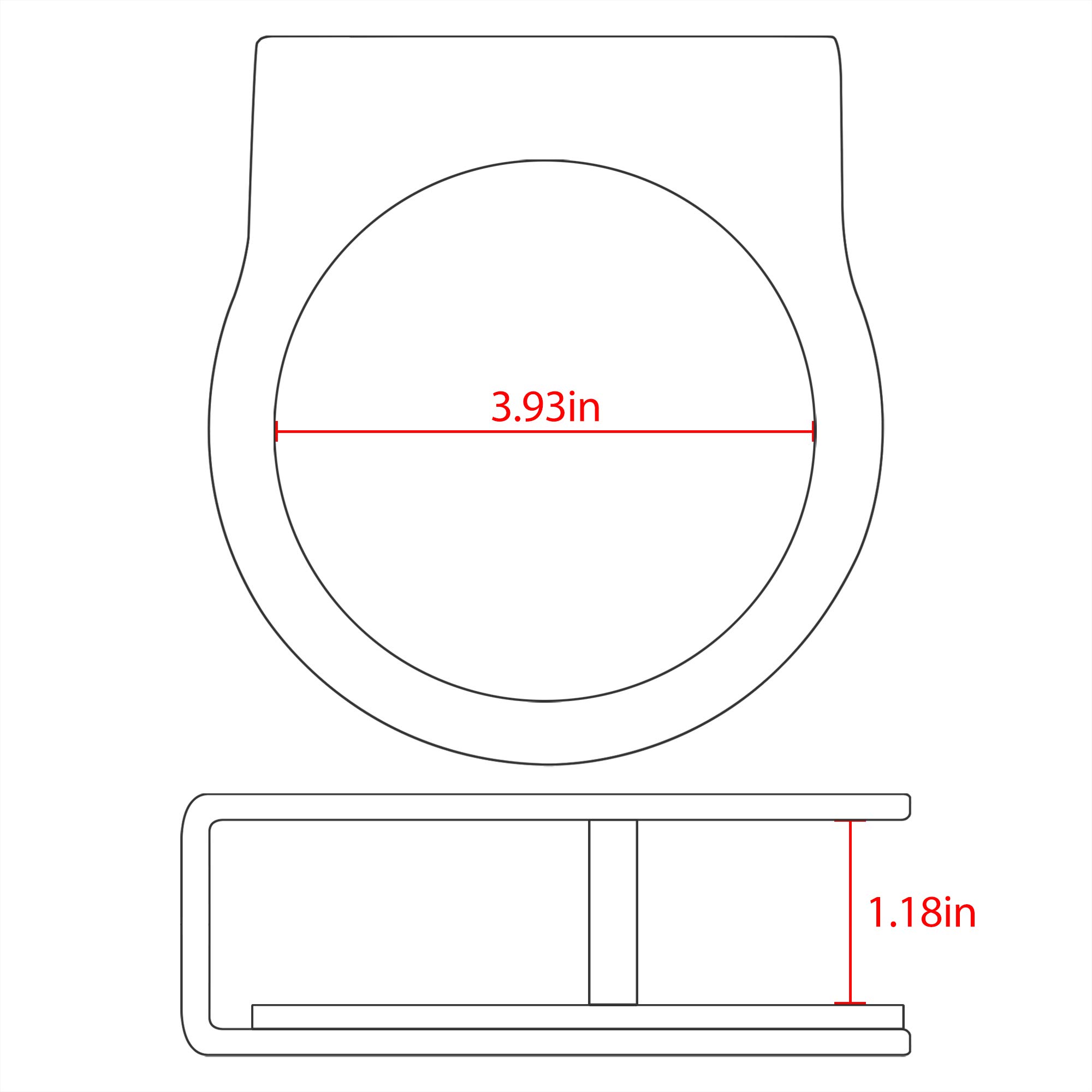 Geekria Coque Transparente En Acrylique Pour Echo Dot (3e Génération