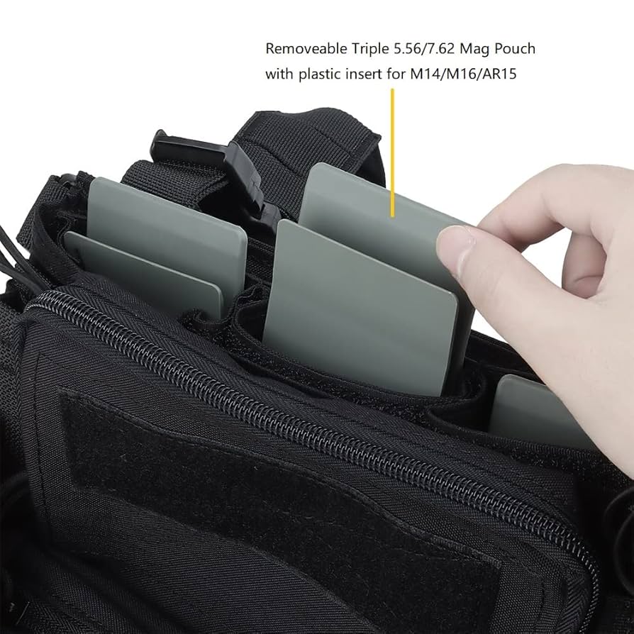 個人装備 Chest Rig Pouch for Vest Carrier Tactical Vest Army Chest Rig Carrier Armor X Harness Rifle