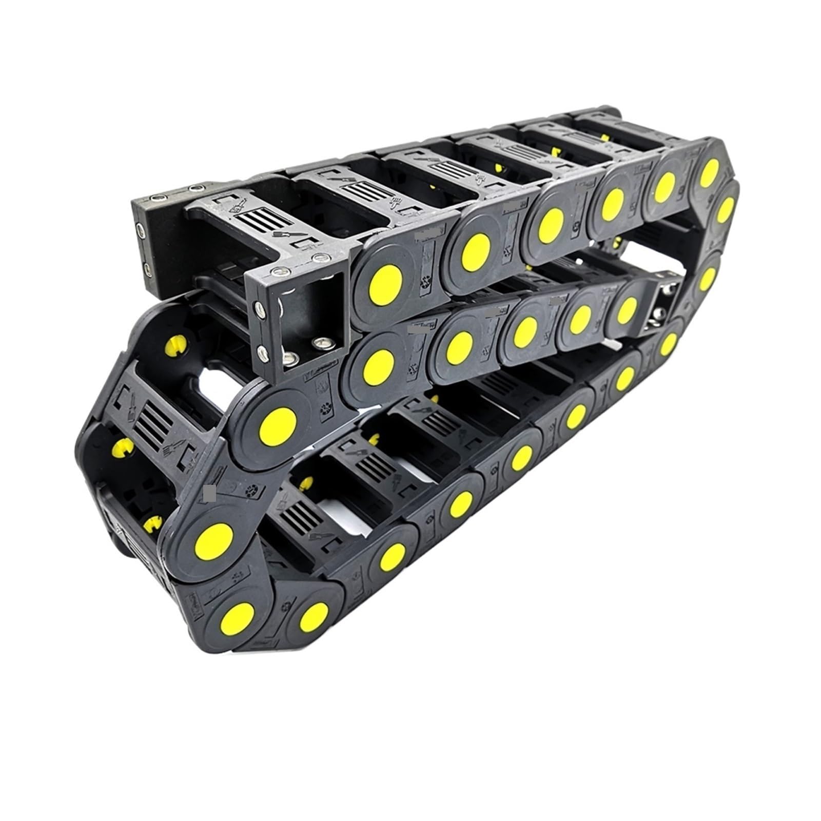 1 Meter 20x25mm Übertragungskabel Schleppkette Drahtträgerhalter mit Endverbindern Schleppleine for CNC-Fräsmaschine(R100)