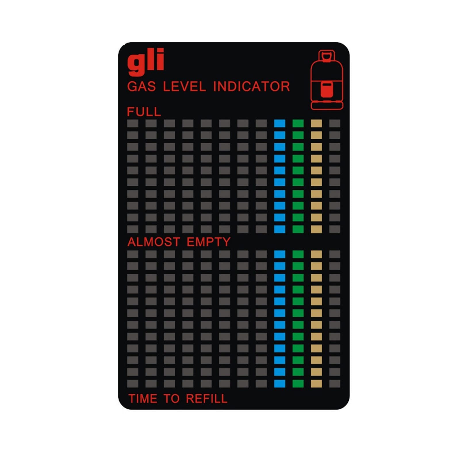 Buy uiop 1 PC Propane Butane LPG Fuel Tank Level Indicator