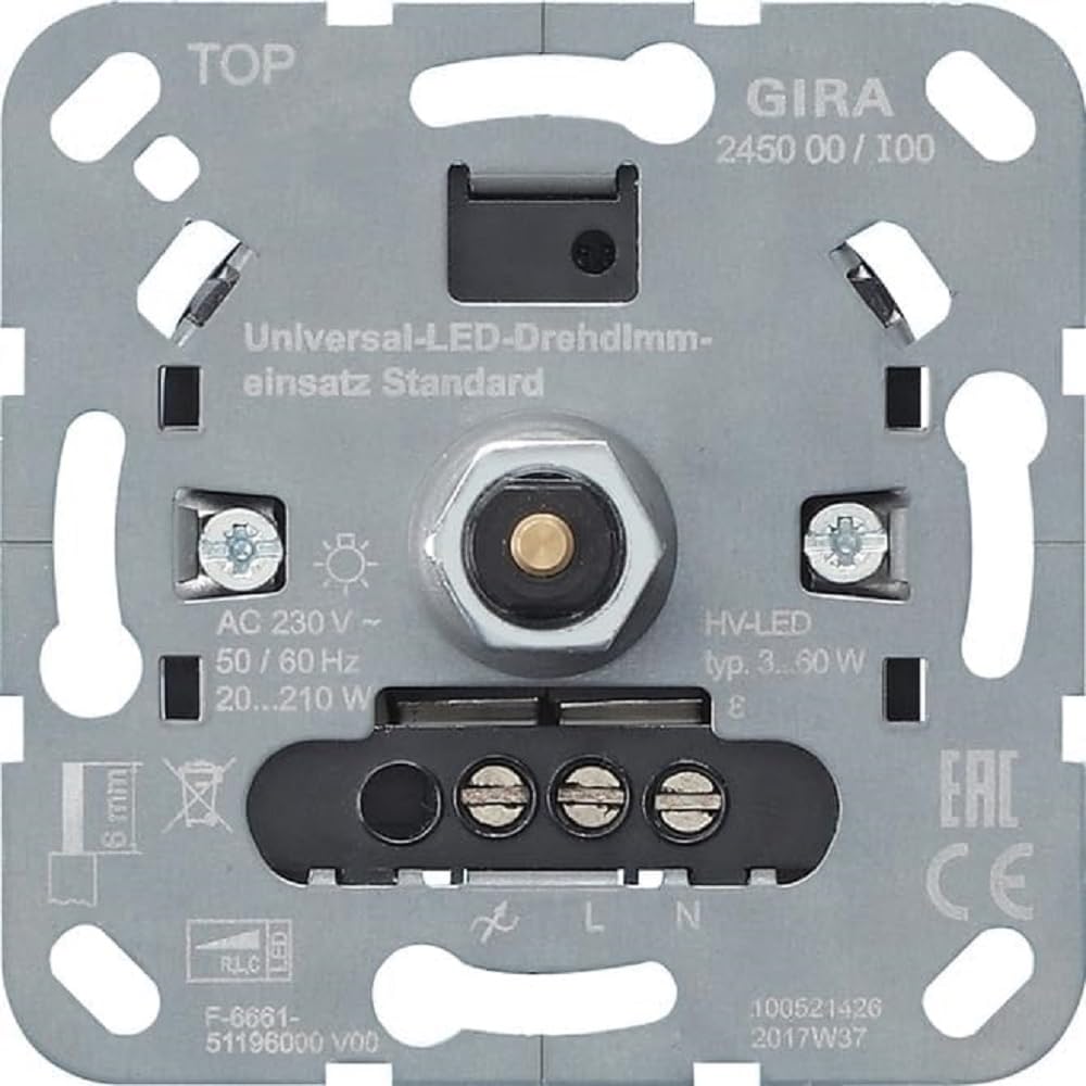 GIRA 245000 S3000 UniLED ściemniacz obrotowy Standard 245000