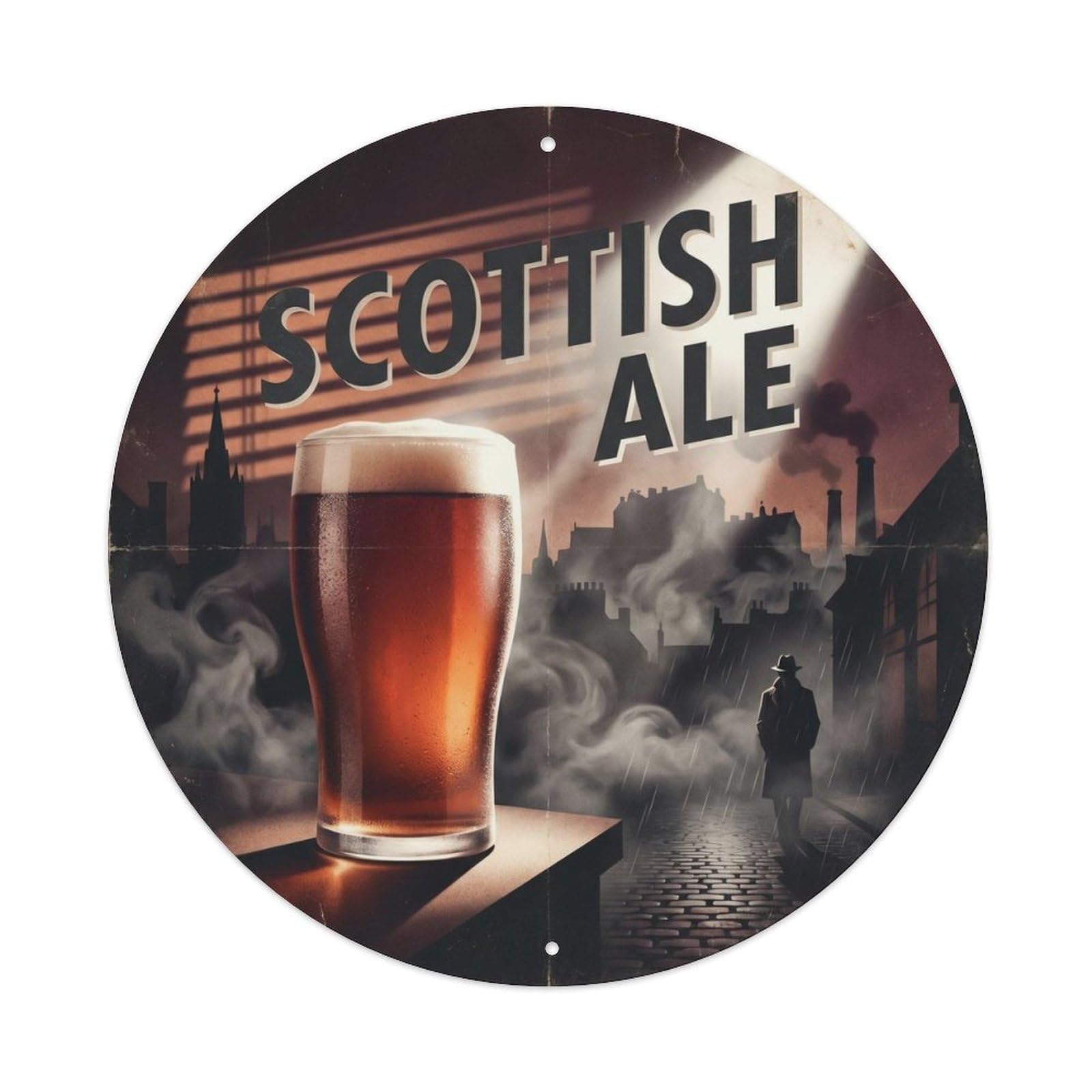Scottish Ale Pub Brewery Traditional Festival Brew Metal Tin Sign