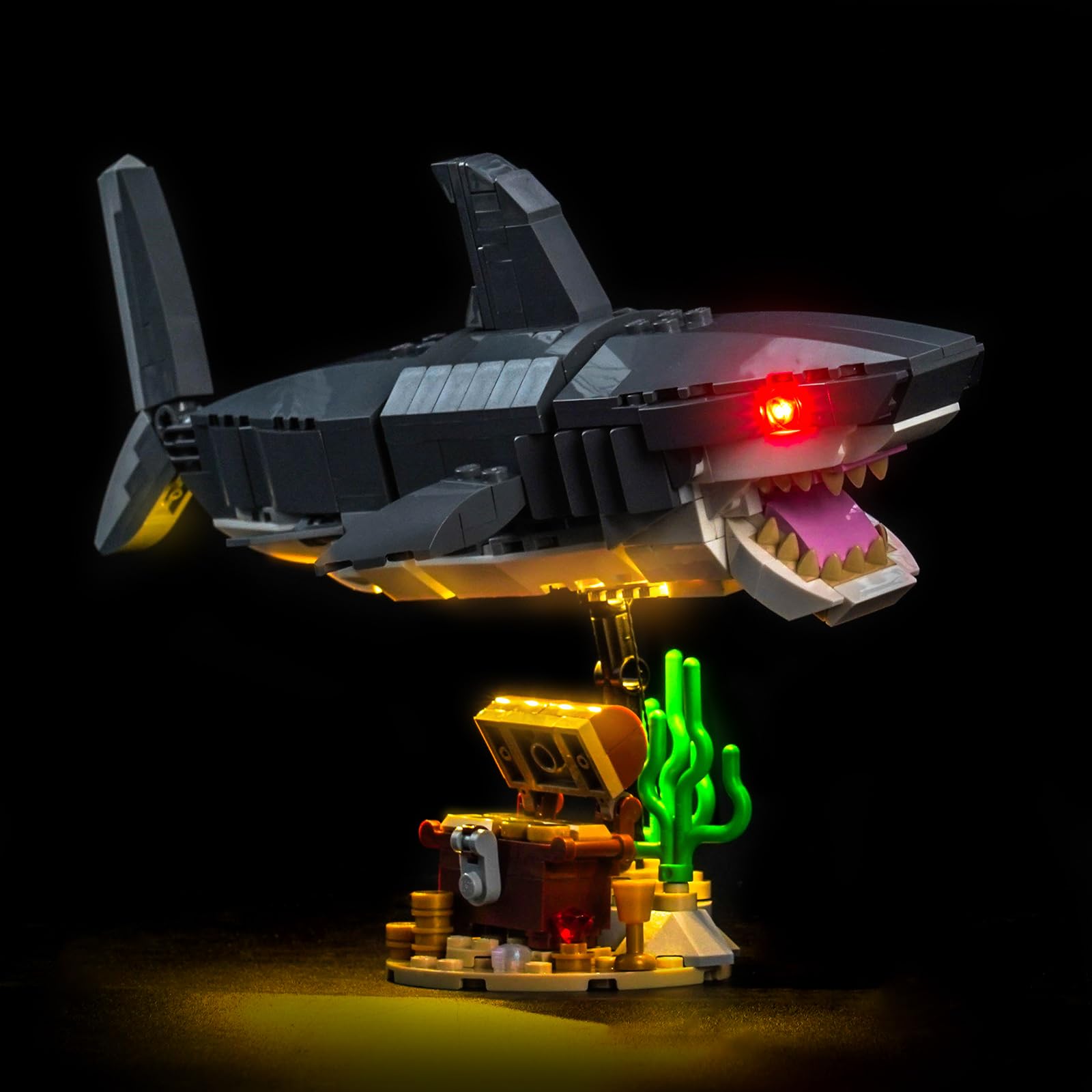 Light Kit Compatible with Lego 31381 Fierce Shark with a Treasure Chest (No Model) - Image 2