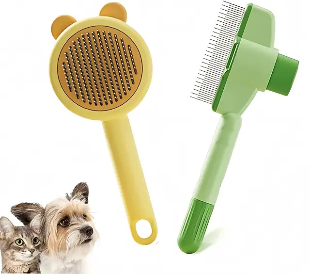 Cepillo para Gatos MHwan: Suave, Autolimpiable y Antipulgas