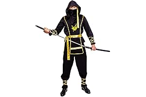 Golden Dragon Ninja Costume: Embody the Spirit of a Legendary Warrior