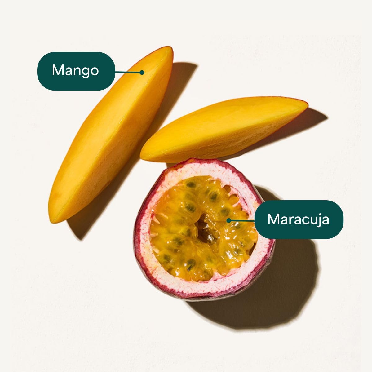 célv Gut Goodness | Mango/Maracuja Getränkepulver für ein gutes Darmgefühl, Pulver 15 Mrd. KBE Darmbakterien | Made in Germany | 30 Portionen
