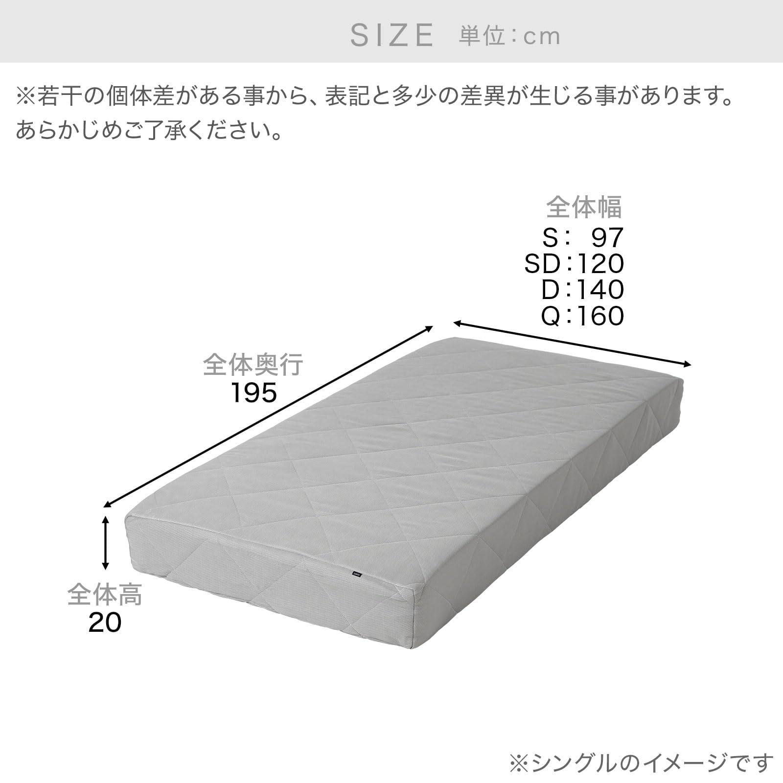 Amazon.co.jp: LOWYA ロウヤ マットレス ポケットコイル クイーン