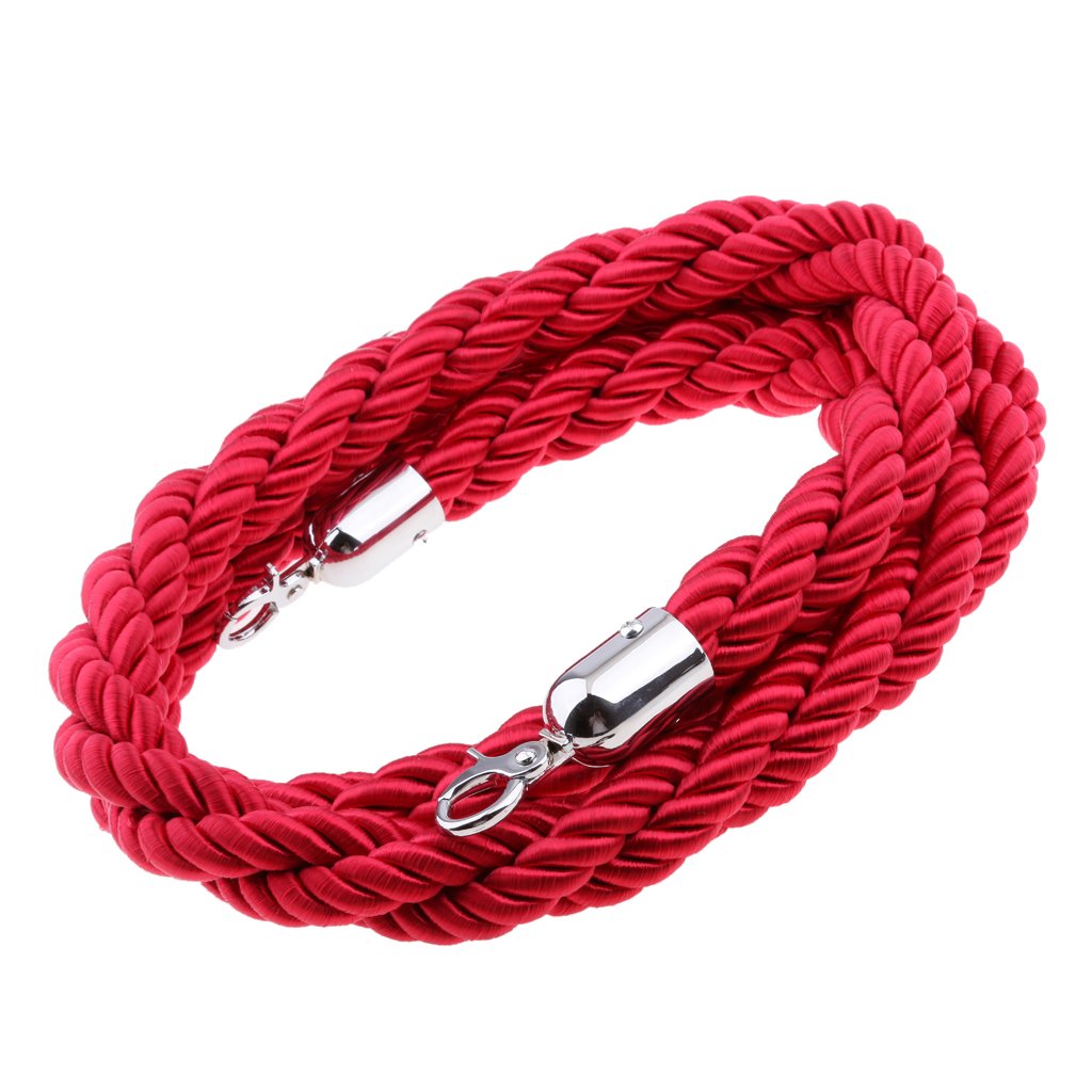 Nylon Handlaufseil Absperrseil 32mm, Rot, 2m