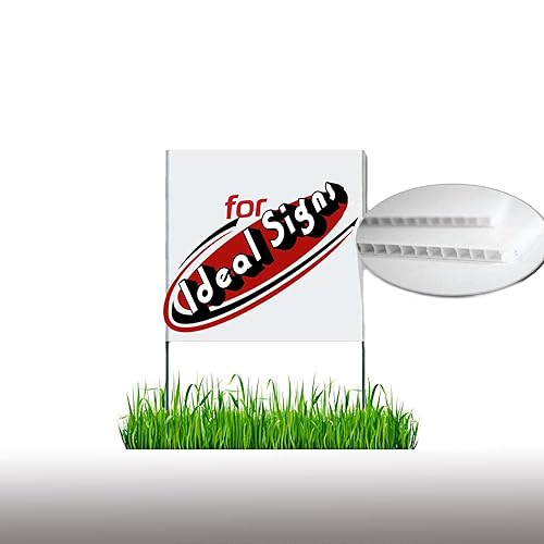 Miniatura 4 de Paquete de 10 láminas de plástico corrugado blanco de 18 x 24 pulgadas, horizontal