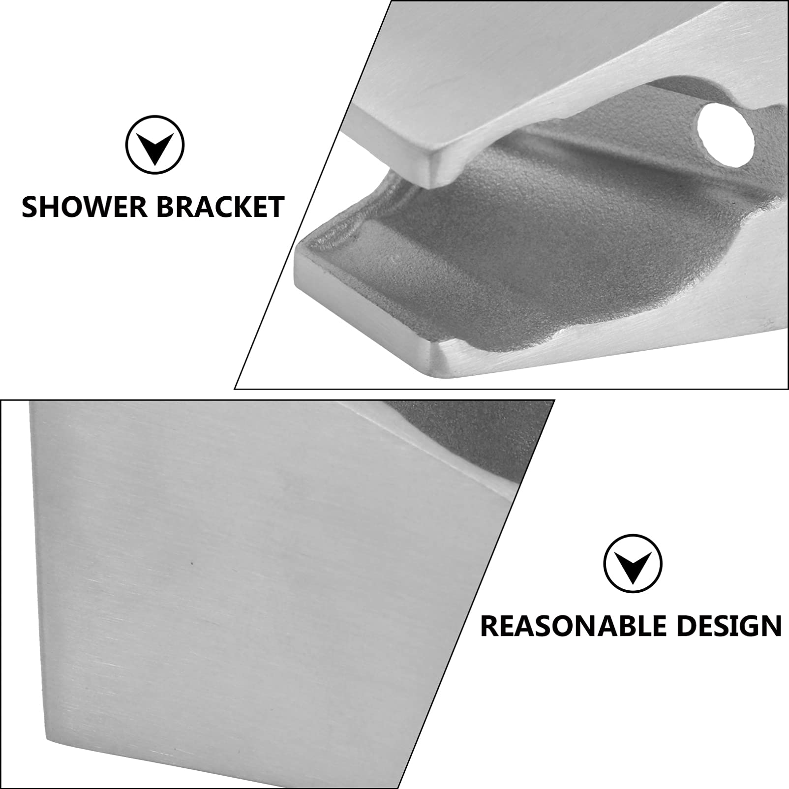 Handbrausehalter, verstellbare Wandhalterung für Handbrausen, Bidet-Sprüher, Schlauch und Zauberstab, langlebiges Badezimmer-Duschzubehör, 2 Stück