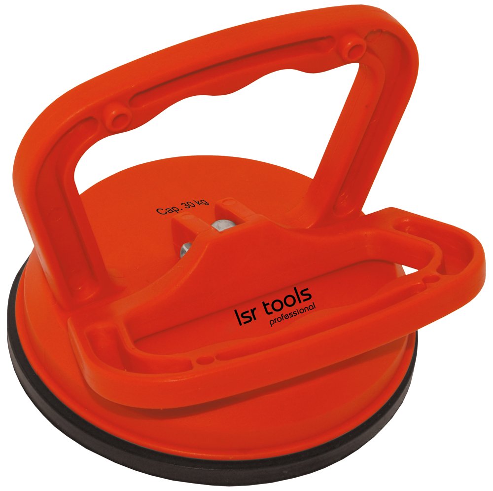 LSR Tools Disk Suction Lifters, Lifting Capacity Up To Approximately 30 kg, ABS-Plastic, Diameter 120 mm, A4200040BK