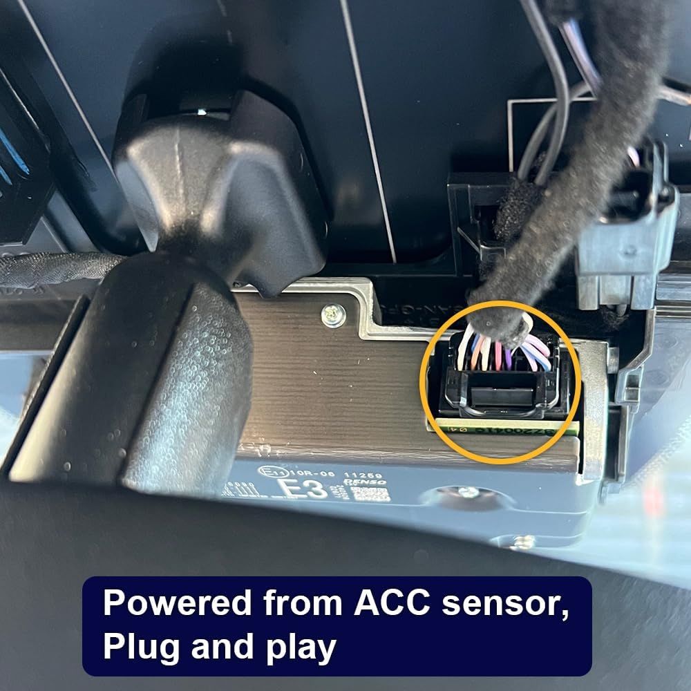 Fitcamx Front 2K+Rear 1080P Dash Cam Adapts for Toyota 4Runner 2025-2026 & Hybrid (HD2-35030), OEM Style, Dual HD Video, Built-in WiFi & APP, Loop Recording, Gravity Sensor, Easy to Use, 64GB Card