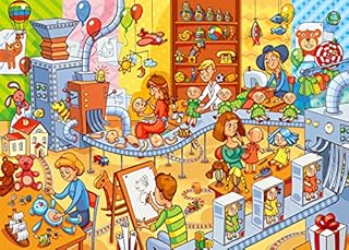 HUADADA Jigsaw Puzzles 1000 Pieces for Adults | Toys Factory | Puzzle Educational Games 1000 Piece Jigsaw Puzzles for Kids Age 14 Years Up