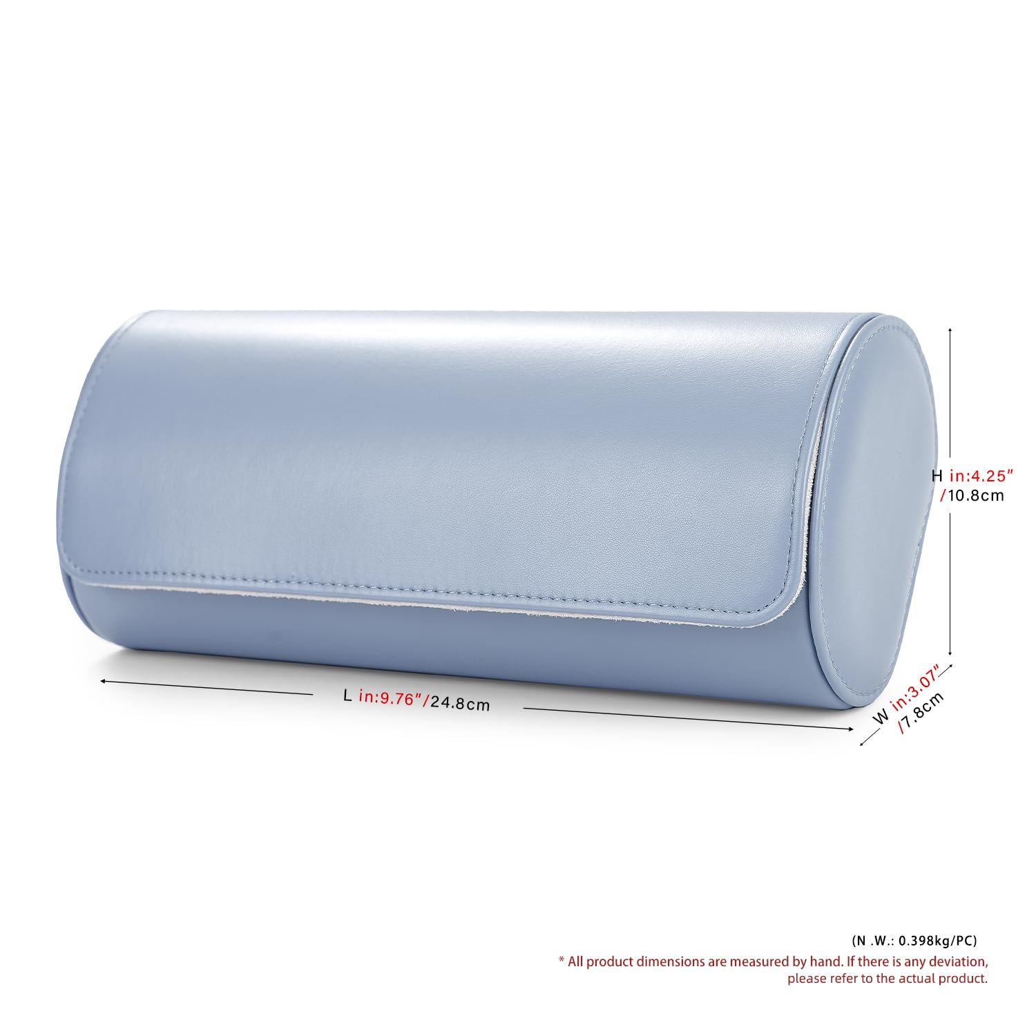 Étui à Montre Voyage En Cuir PU - 3 Emplacements, Coussins Amovibles, Protection Anti-rayures