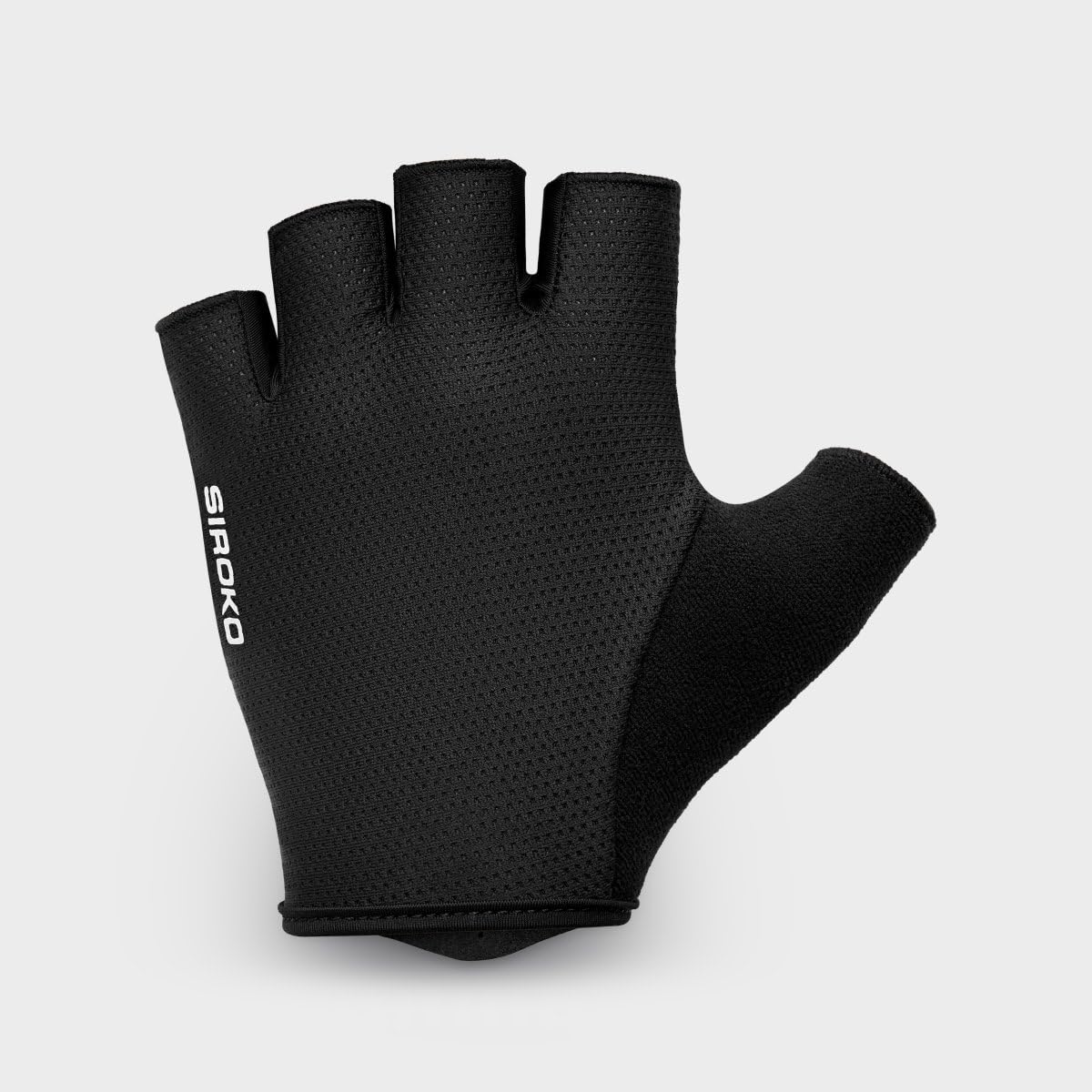 SIROKO Guantes Cortos de Ciclismo niños K-Core Beartooth Black Negro