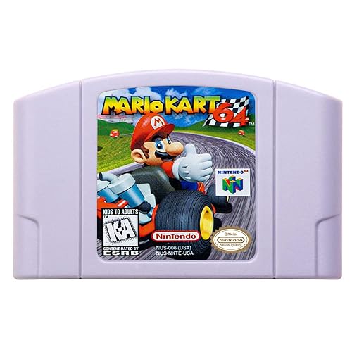 INSTR N64 games Cartridge Mario Kart 64 NTSC Version Retro Games reconstructed