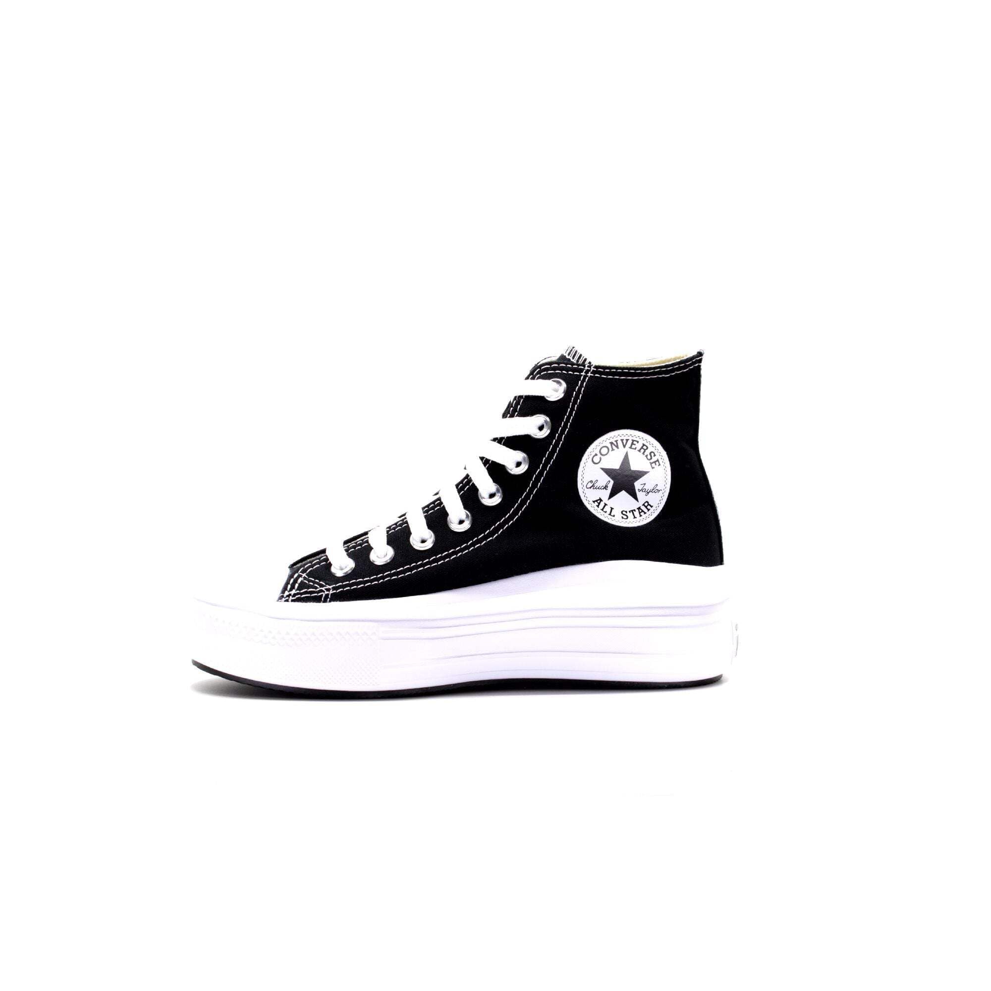 Converse Women's Chuck Taylor All Star Move Trainers 39 EU BLACK