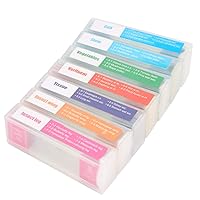 Vista 7 de 35PCS Biología Vidrio Preparado Microscopio Diapositiva Preparado Microscopio Diapositivas Microscopio Diapositivas Laboratorio Especímenes Set