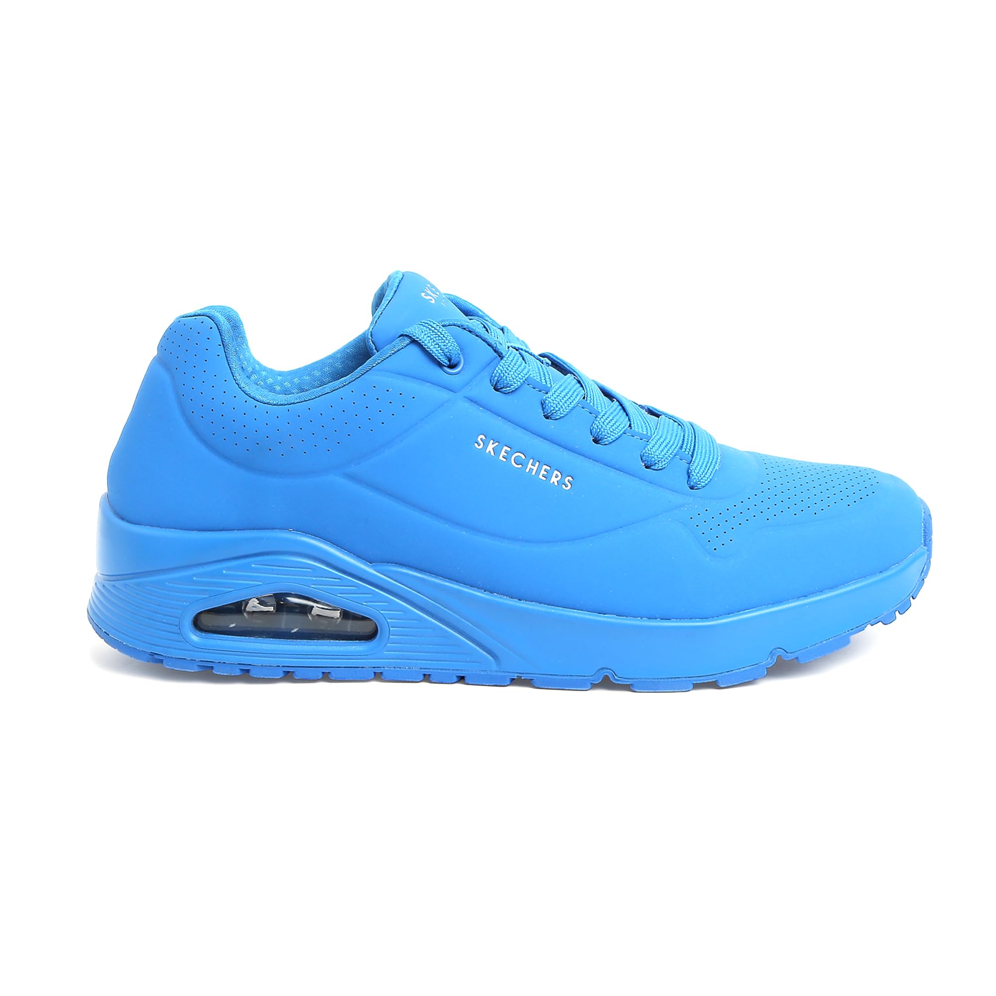 Image secondaire de Baskets Skechers Uno Stand on Air pour Homme - Confort et Style en Bleu Durabuck