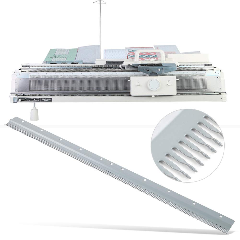 Acouto Grzebień Transfercomb Wysokowydajny grzebień Odlewany, Metalowe Akcesoria do Narzędzi Dziewiarskich do Maszyn Dziewiarskich Silver Reed, Idealny do SRP50 SRP60 SRP60N, Wydajny i łatwy w