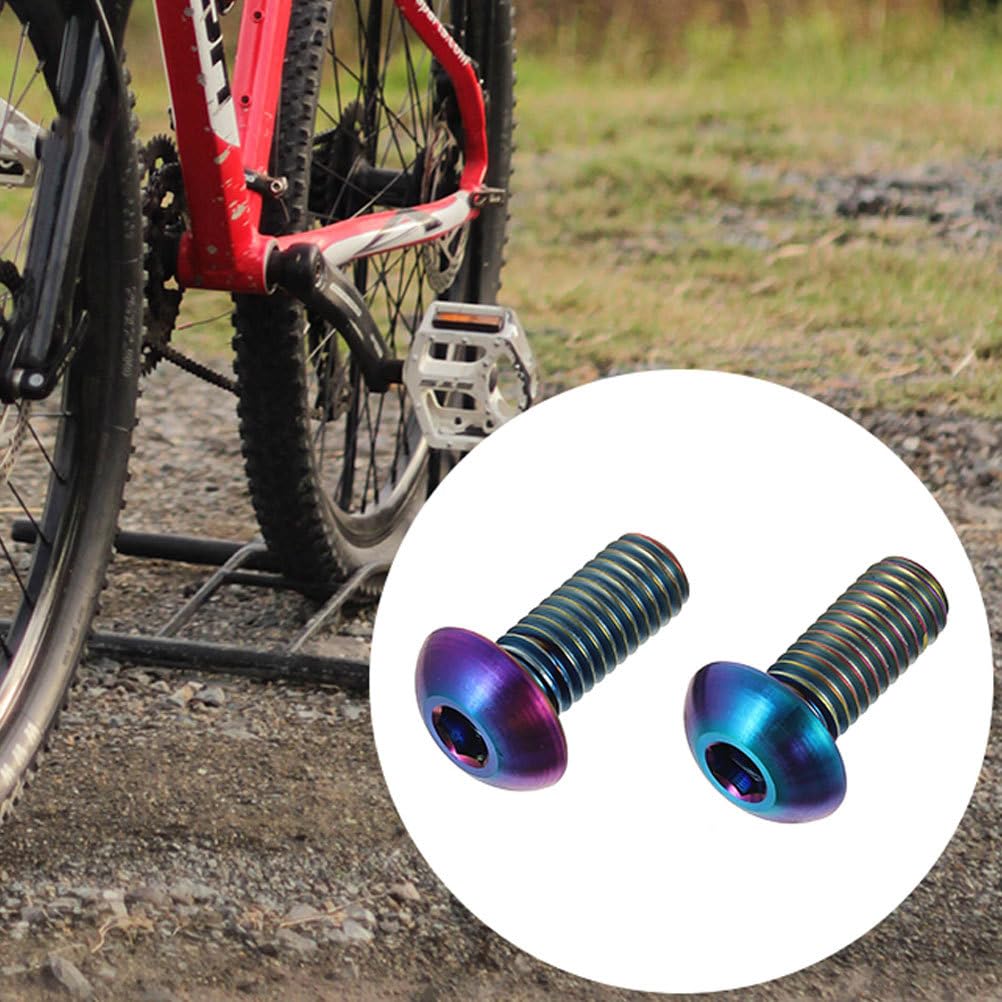 Lot De 14 Vis Vélo M5 X 16 Mm - Acier Carbone, Noir, Pour Porte-bouteille Et Cage
