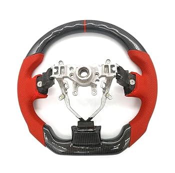 カーボンファイバー スポーツステアリングwrx sti 1月末入荷予定）ドライカーボン製パドルシフトカバー WRX S4