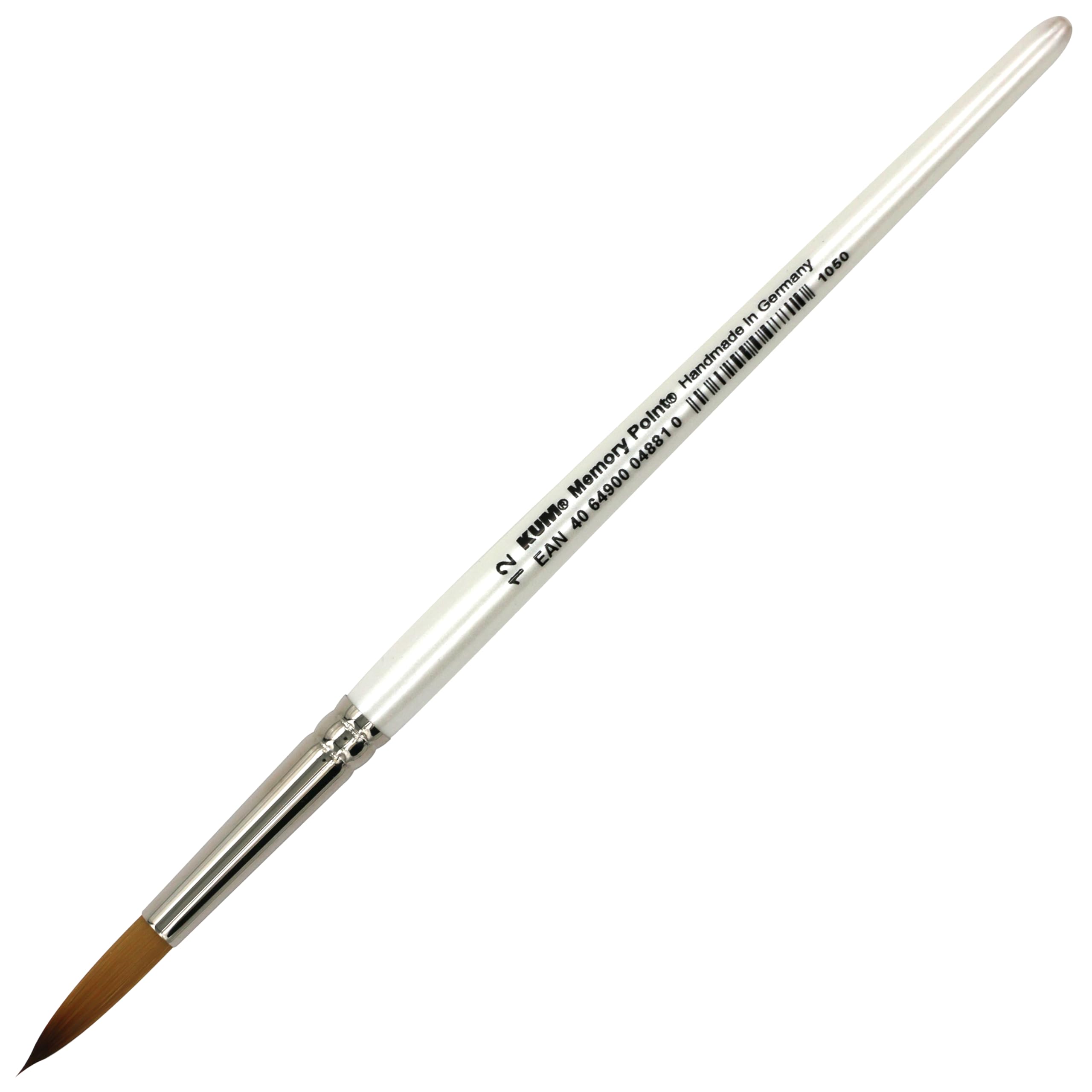 Kum 511.46.11-Memory Point Brushes, MemTip Pin RS #12, Round Tip, Pack of 1, Synthetic, White - Image 2