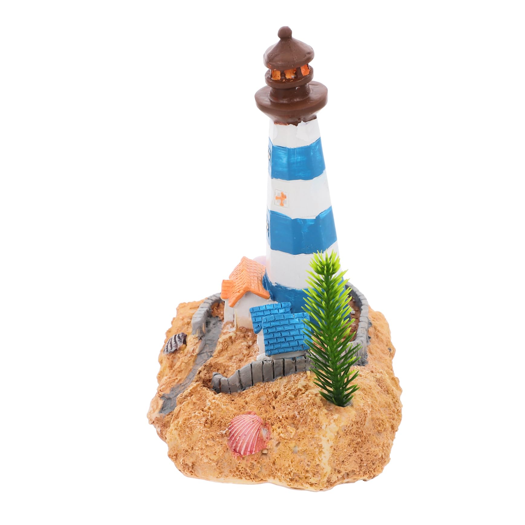 Ciieeo 2 Pezzi Acquario Ornamenti Micro Bonsai Ornamento Acquario Nascondere Decorazioni Acquario Ornamento Castello Acquario Di Pesci Decorazione Decorazioni Acquario Grotta Patio Faro