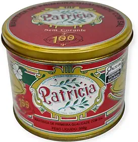 Manteiga PATRICIA Lata 500g - Sem conservantes - Com Sal - 100 Anos de Tradição Mineira do Interior