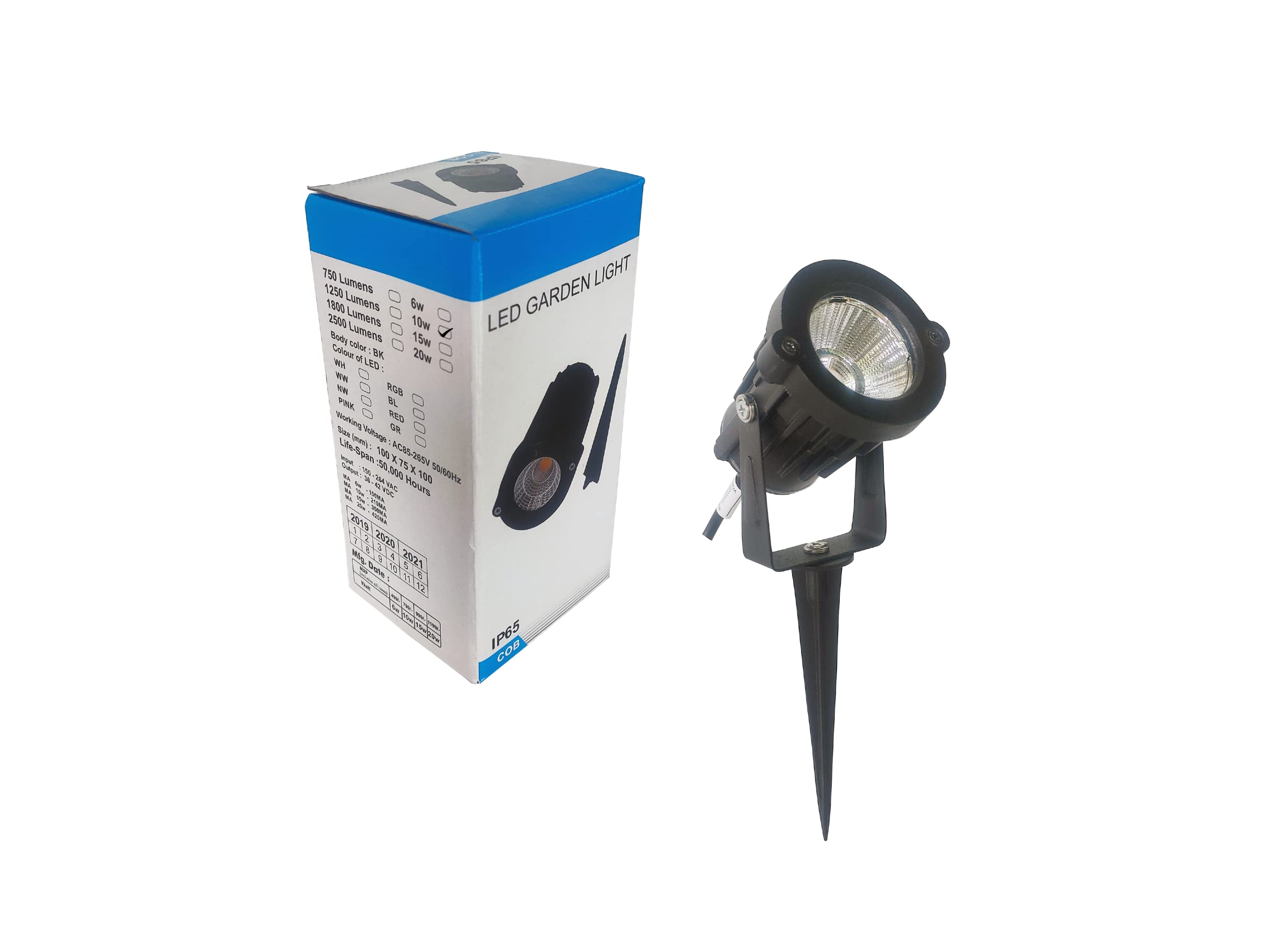 Technobeam 10 Watt Outdoor Garden Spike Light Spot Light Warm White 3000k, LED Landscape Lighting for Yard, Garden, IP65 Waterproof, Pack of 1-image-23