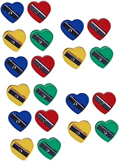 60pcs Heart Shape Pencil Sharpener Single Hol...