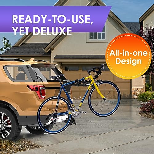 Image of Young Electric Hitch Mounted 4-Bike Rack-Over Arm Style