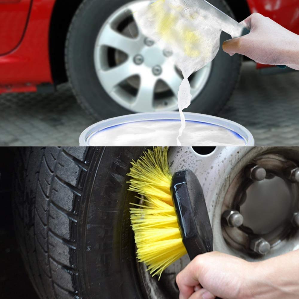 Kit De Nettoyage Auto 12 Pièces - Chiffons Microfibre, Gant Et Brosses Pour Voiture