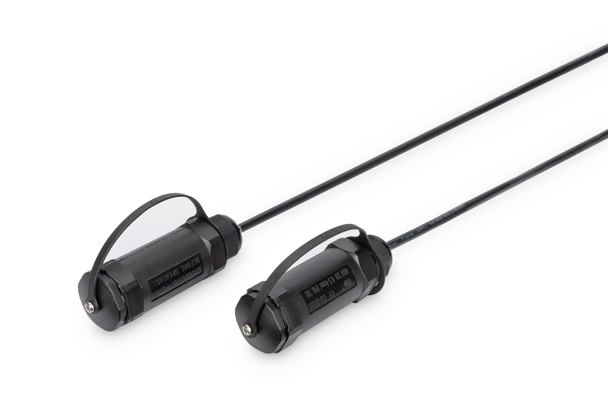 DIGITUS HDMI AOC cable híbrido de fibra óptica - 10m - HDMI 2.0 - 4k/60Hz - funda protectora blindada - IP68 - compatible con TV/beamer/monitor - negro