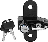 Vista 1 de Fydun Motocicleta Casco Lock Mount Hook Aleación de aluminio Kit de modificación de motocicleta para Suzuki V Strom 250 2017 (negro)