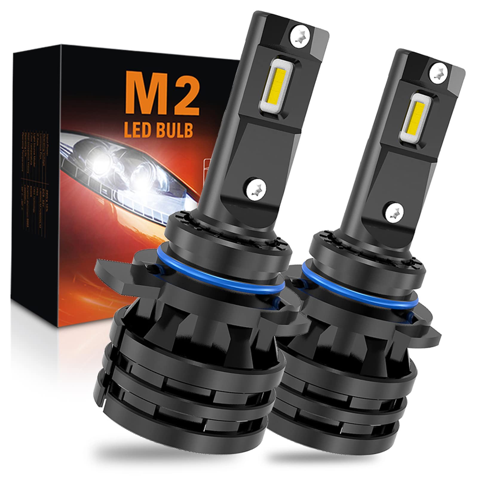 Bombillas LED, Kit LED De Alto Lúmenes, 60 W, 12000 Lúmenes, Kit De Conversión De Faros LED Superbrillantes, 6500 K, Blanco Frío, Resistente Al Agua IP68, Paquete De 2,H7