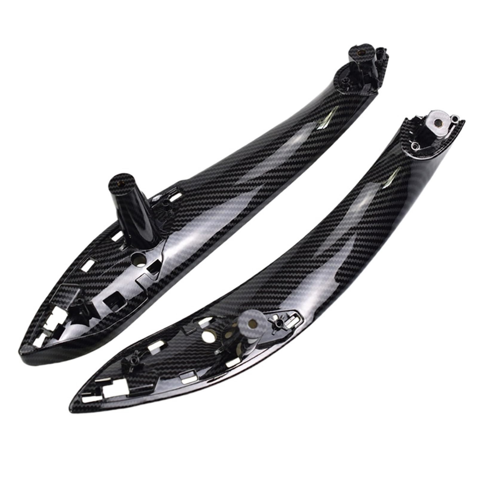 OEXRIGRU Car Interior Door Handles for BMW F30 F31 F32 F33 F34 F35 F36 F80 Car Interior Door Handle Pull Trim Cover(Carbon-2PCS-Rear)